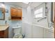 Accessible bathroom with walk-in shower and grab bars at 3461 Normandy Dr, Port Charlotte, FL 33952