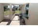 Cozy backyard patio with seating and propane tank at 4330 Shappell St, Port Charlotte, FL 33948