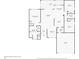 Single-story house floor plan with 2 bedrooms, 2 bathrooms, and a 2-car garage at 5608 New Covington Dr, Sarasota, FL 34233