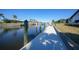 Long private dock perfect for your boat at 561 Via Esplanade, Punta Gorda, FL 33950