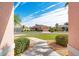Landscaped walkway leading to the front door at 632 Balsam Apple Dr, Venice, FL 34293