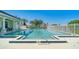 Community pool with surrounding patio at 632 Balsam Apple Dr, Venice, FL 34293