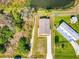 Aerial view showing a manufactured home and its lot at 6720 Villaview Dr, Punta Gorda, FL 33982