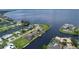 Property situated on a waterfront lot with canal access at 258 Beeney Se Rd, Port Charlotte, FL 33952