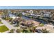 Aerial view showing home's location on canal, near other houses at 1002 Messina Dr, Punta Gorda, FL 33950