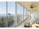 Spacious balcony with sliding glass doors offering stunning water views at 101 N Marion Ct # 221, Punta Gorda, FL 33950