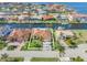 Aerial view of single Gathering home and neighborhood at 11 Sabal Dr, Punta Gorda, FL 33950