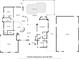 Detailed floor plan of a house showing rooms and dimensions at 124 Beau Rivage Dr, Rotonda West, FL 33947