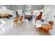 Dining area with wood table and chairs, adjacent to kitchen at 13323 Copper Ave, Port Charlotte, FL 33981