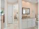 Guest bathroom with vanity and toilet at 1406 Mediterranean Dr, Punta Gorda, FL 33950