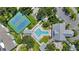 Tennis courts and pool are close to community at 1433 Red Oak Ln, Port Charlotte, FL 33948