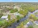 Birds-eye view showcasing house location by the canal at 1638 Viscaya Dr, Port Charlotte, FL 33952