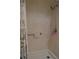 Walk-in shower with grab bar and tiled walls at 21217 Knollwood Ave, Port Charlotte, FL 33952