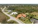 Aerial view of home and neighborhood, waterfront at 24434 Rio Togas Rd, Punta Gorda, FL 33955