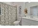 Clean bathroom with shower/tub combo, toilet, and vanity at 25339 Alicante Dr, Punta Gorda, FL 33955