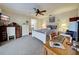 Main bedroom with a workspace and en-suite bathroom at 2798 Rock Creek Dr, Port Charlotte, FL 33948