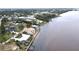 Aerial view of waterfront community and marina at 311 Bayridge Pl, Punta Gorda, FL 33950