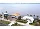 Aerial view of waterfront homes and properties at 311 Bayridge Pl, Punta Gorda, FL 33950