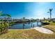 Private canal-front lot with boat dock at 3200 Colony Ct, Punta Gorda, FL 33950