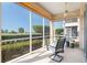 Peaceful screened porch perfect for relaxing at 3959 San Rocco Dr # 312, Punta Gorda, FL 33950