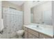 Clean bathroom with shower and vanity at 437 Loveland Blvd, Port Charlotte, FL 33954