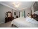 Main bedroom with king-size bed, and private access to the pool at 5435 Montego Ln, Port Charlotte, FL 33981