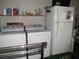 Bright laundry room with washer, dryer and storage at 5448 Joy Ct, North Port, FL 34287