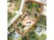 Property lot and location shown from an aerial view at 7148 & 7140 Coventry Ter, Englewood, FL 34224