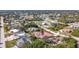 Aerial image showing a neighborhood with houses of varying styles at 7148 & 7140 Coventry Ter, Englewood, FL 34224