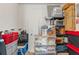 This is an image of a small storage space, storing bins and boxes in the room at 10501 Amberjack Way # 101, Englewood, FL 34224