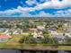 Aerial view showing a residential lot available for purchase in a quiet neighborhood at 188 Broadmoor Ln, Rotonda West, FL 33947
