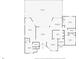 One-story house floor plan with three bedrooms and two baths at 188 Broadmoor Ln, Rotonda West, FL 33947