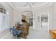 Spacious office with views of living room and kitchen at 188 Broadmoor Ln, Rotonda West, FL 33947