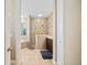 Spa-like bathroom with a large tiled shower and soaking tub at 2329 Pinellas Dr, Punta Gorda, FL 33983