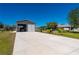 Detached two-car garage with ample parking space at 2329 Pinellas Dr, Punta Gorda, FL 33983