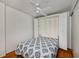 Bedroom with a murphy bed and double closets at 25188 Marion Ave # D205, Punta Gorda, FL 33950
