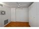 Spacious bedroom with large closet and ceiling fan at 25188 Marion Ave # D205, Punta Gorda, FL 33950