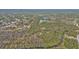 Aerial view showing home and its location near a waterway at 3000 Narcissus Ter, North Port, FL 34286