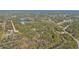 Aerial view showing property lines and surroundings at 3000 Narcissus Ter, North Port, FL 34286