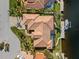 Top-down view of house, showing roofline and backyard at 3513 Terin Ct, Punta Gorda, FL 33950