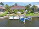 Waterfront property with private dock and boat lift at 3663 Whippoorwill Blvd, Punta Gorda, FL 33950