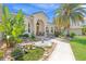 Single Gathering home with tranquil water feature and walkway at 3663 Whippoorwill Blvd, Punta Gorda, FL 33950