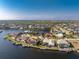 Wide view of the waterfront community, showing the home's canal-side location at 3932 Madrid Ct, Punta Gorda, FL 33950