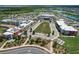 Aerial view of community and school at 42115 Edgewater Dr, Punta Gorda, FL 33982