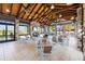 Spacious community room with fireplace and kitchen at 42115 Edgewater Dr, Punta Gorda, FL 33982