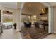 Outdoor kitchen with stainless steel grill and ample counter space at 42115 Edgewater Dr, Punta Gorda, FL 33982