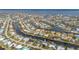 Aerial view of the property, showcasing location and neighborhood at 450 Capri Isles Ct, Punta Gorda, FL 33950