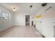 Kitchen undergoing renovation with tile floors at 450 Capri Isles Ct, Punta Gorda, FL 33950