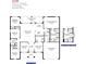 2169 sq ft, 4 bed, 2 bath, 2-car garage home floor plan at 5527 Brussels Ter, Port Charlotte, FL 33981