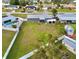 Aerial view showing house, pool, and large backyard at 745 Kellstadt Nw St, Port Charlotte, FL 33952